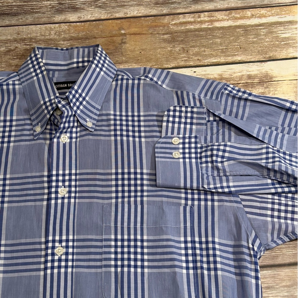 Gitman Bros Button Up Dress Shirt. Medium